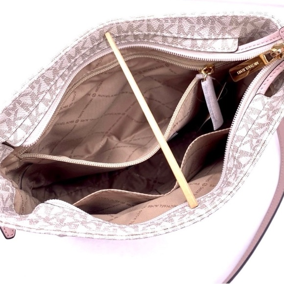 Michael Kors Large Messenger Crossbody Bag Powder Blush Multi - Picture 6 of 13